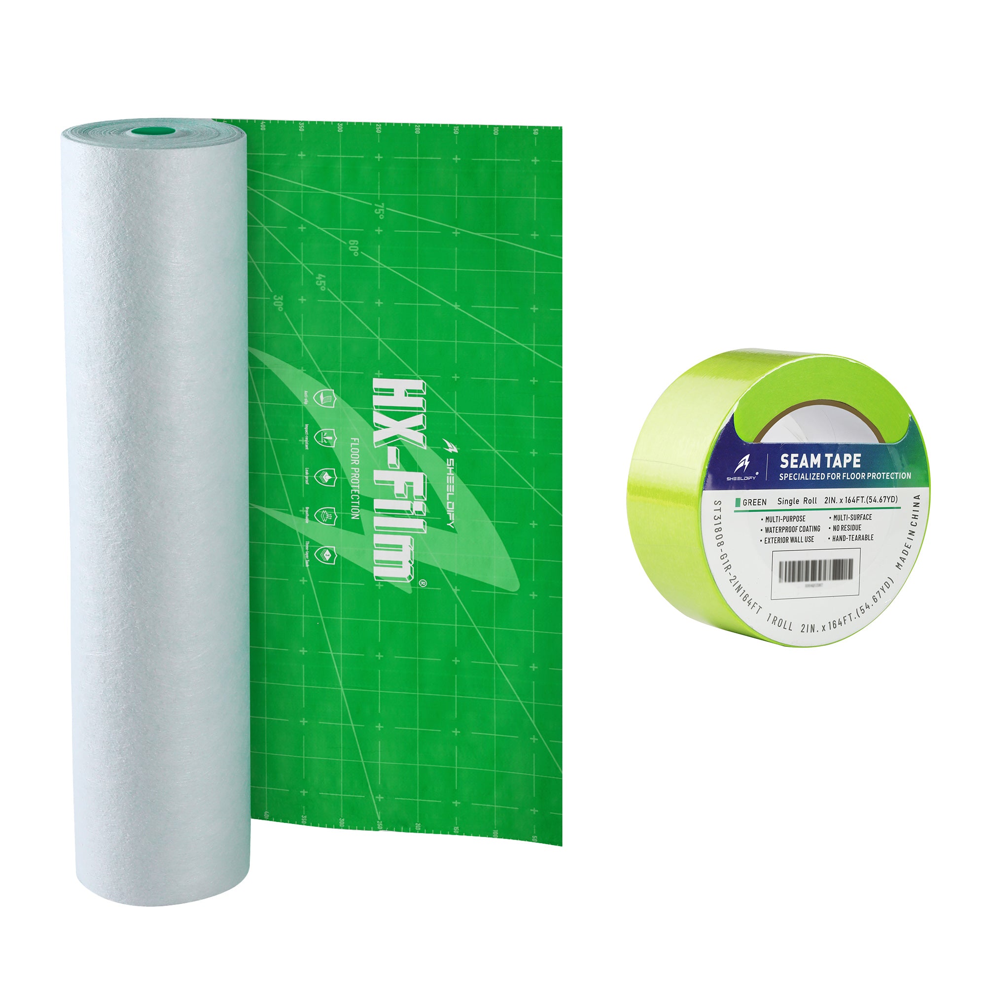 Sheeldify HX-Film Floor Protection for Moving Plastic Covering Sheeting Paint Surface Protector